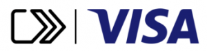 Click to pay with Visa logo